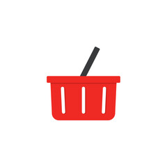 Vector Shopping Basket Logo Icon