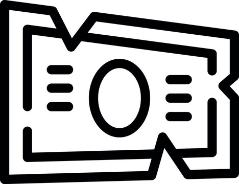 recommend clip art: Line drawing of a torn banknote symbolizing financial loss and economic downturn