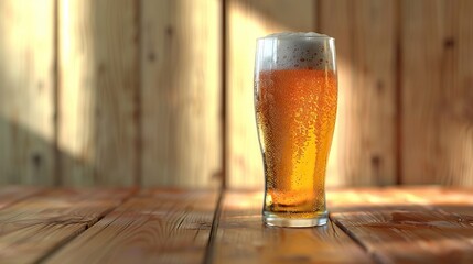 Beer glass on wood background multiple times.