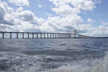 Journalist Phelippe Daou Bridge over the Rio Negro, Manaus, Brazil