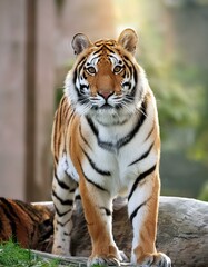 Bengal tigers are one of the biggest subspecies of cats roaming the Earth today. The majority of these tigers sport yellow to light orange coats with brown to black stripes.
