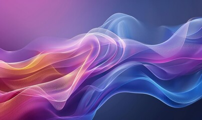 Abstract wave gradient background
