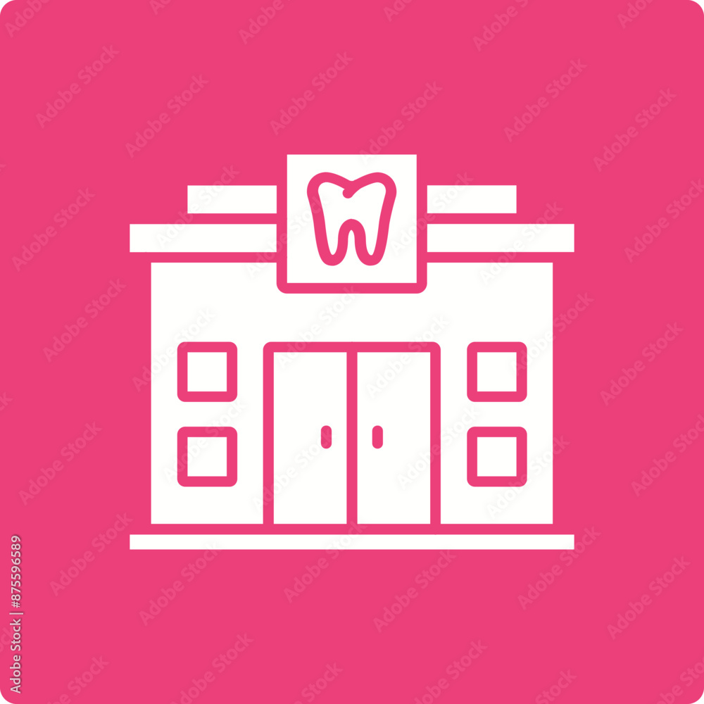 Wall mural Dental Clinic Icon