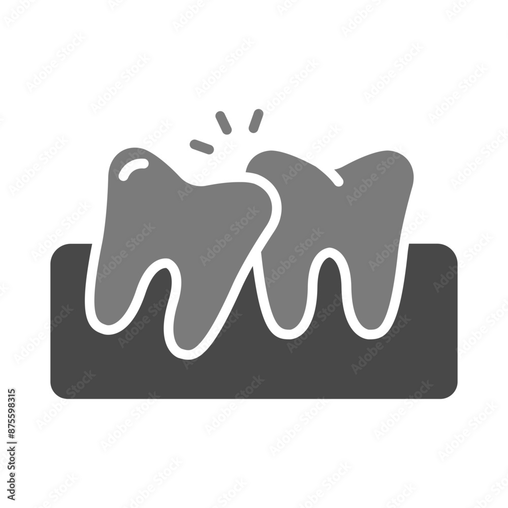 Wall mural Wisdom Tooth Icon