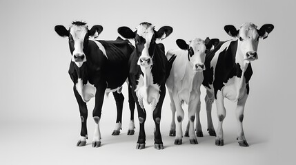 cow drawing on white background