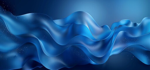 Obraz premium Elegant Modern Minimalist Abstract Blue Wavy Background