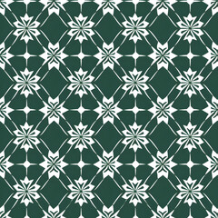 Seamless white hexagon pattern for modern backgrounds and textile design