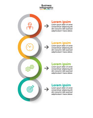 Obraz premium Business data visualization. timeline infographic icons designed for abstract background template milestone element modern diagram process technology digital marketing data presentation chart Vector