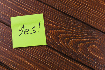 Concept for Saying yes Photo