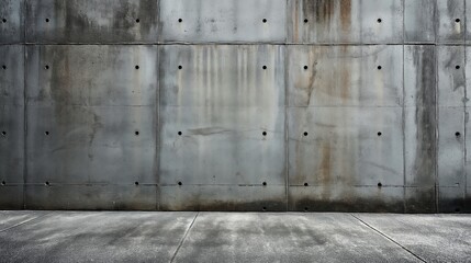 Grey textured concrete wall background