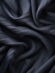 Fototapeta premium an abstract image of a black fabric