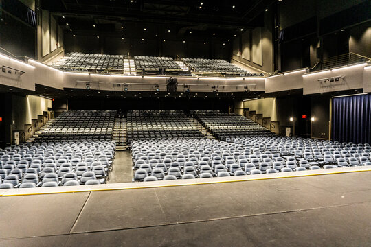 view from on theater stage
