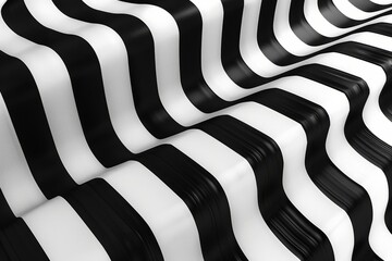 Obraz premium Design an abstract pattern using only zigzag lines