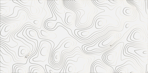 Abstract background with lines Topographic map gradient multicolor wave curve lines banner Contour maps. Vector illustration, contour lines vector map seamless pattern.	
