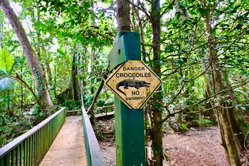 crocodile sign