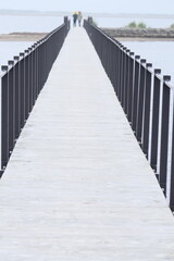 Fototapeta premium トドワラにかかる橋