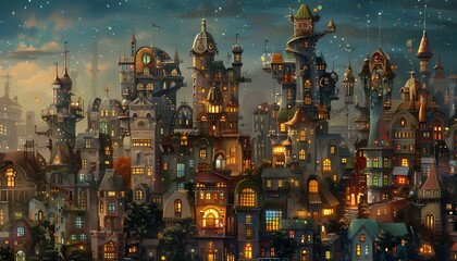town in fantasy land