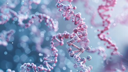 A microscopic view of DNA nanorobots assembling themselves into a complex structure