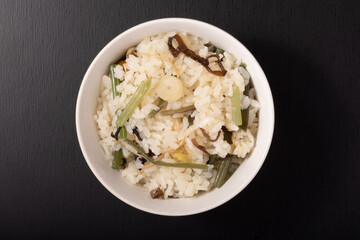 山菜　炊き込みご飯