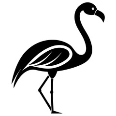 Flamingo Vector Icon Illustration