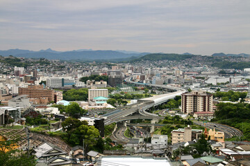 弓張岳展望台からの眺望（長崎県・佐世保市）
