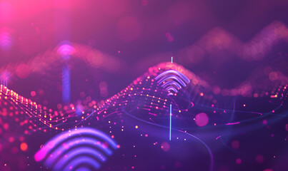 graphic backgrounds related to technology, communication, and the internet
