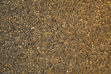 デザイン的な小石の歩道