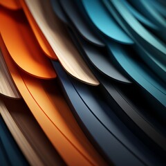 colorful abstract background with many different colored wavy lines