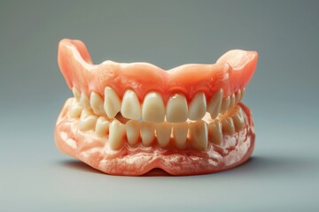 Realistic Denture Front View
