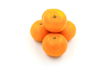 oranges isolated on white background