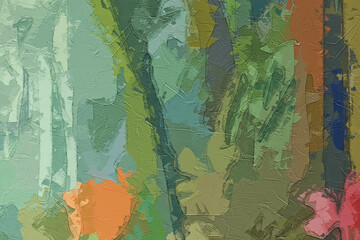 Oil painting and various flowers, lotus leaves, lotus cats, dogs, chrysanthemums, tigers, zebras, beautiful