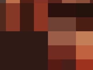 a brown and red color palette with a black background