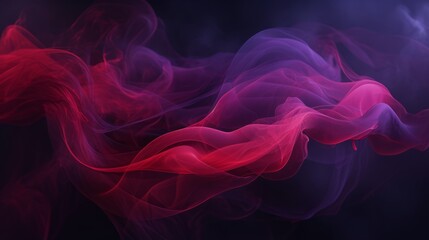 Fototapeta premium red and purple smoke on a black background