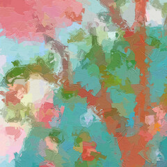 Oil paintings and various flowers, lotus leaves, cats, dogs, chrysanthemums, tigers, scenery, cranes, and beautiful scenery