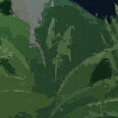 Oil paintings and various flowers, lotus leaves, cats, dogs, chrysanthemums, tigers, scenery, cranes, and beautiful scenery