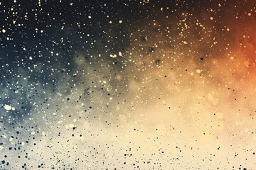 Grainy noise texture on a gradient background transitioning from chocolate brown to creamy beige evoking a warm earthy atmosphere