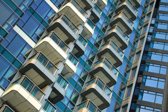 Modern Apartments with Balconies in Hong Kong