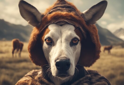 graphic manipulation people prints advertising animals giraffe ads cover photo concept clothing other clothes boar bear asel animal funny surreal image wild zoo fantasy human