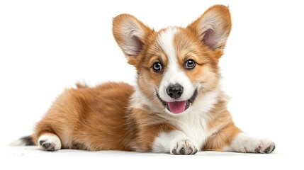 Adorable Corgi Puppy with a Happy Smile