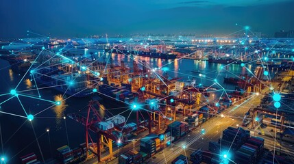Obraz premium European company leveraging digital tech for operational efficiency