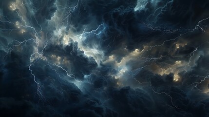 Obraz premium Dramatic space background with swirling clouds of blue, black, and white for a stormy nightscape