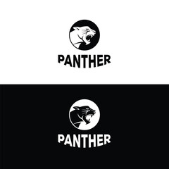 Panther Logo Design Vector Template