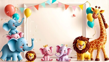 Kids Copy Space Background with Flame Elements