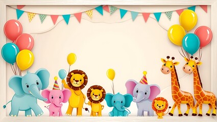 Kids Copy Space Background with Flame Elements