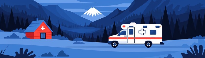 Disaster relief funding, public emergency resources, flat design illustration