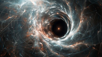 Abstract Background smoky blackhole dynamic