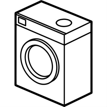 recommend clip art: washing outline coloring book page line art illustration digital drawing