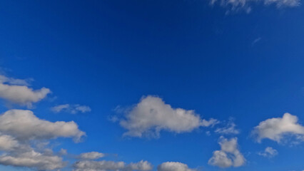 nice white clouds overcast skyscape backdrop - photo of nature
