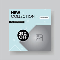 Fashion sale social media post template