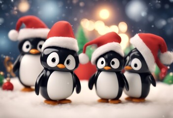 Fototapeta premium legal funny ai song cartoon penguins sing card christmas penguin singing clip art comic concert graphic image drawing music happiness fun happy illustration element white